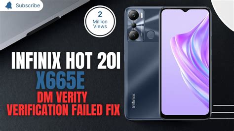 Infinix Hot I X E Firmware Flash File Dm Verity Verification