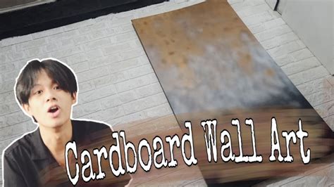 FREE??? DIY Cardboard Wall Art! - YouTube