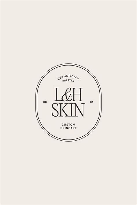 Landh Skin Esthetician Skincare Brand Design Logo Honey And Co Creative Brand Strategy Design