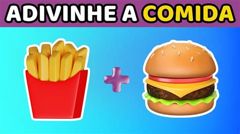 Você consegue adivinhar a COMIDA pelo Emoji Adivinhe a Comida