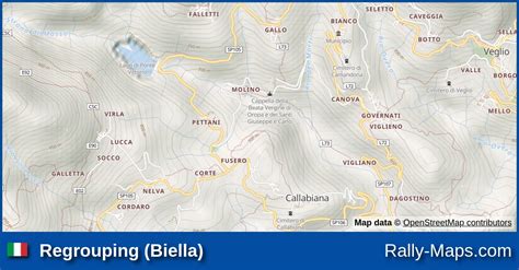 Regrouping Biella Stage Map Ronde Gomitolo Di Lana 2012 Rally