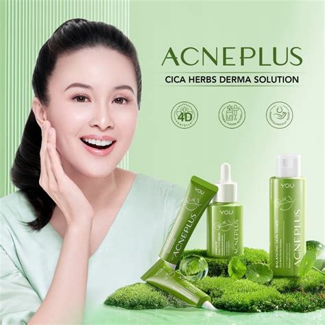 Jual ORIGINAL YOU Acne Plus Cica Herbs Derma Solution Acneplus Obat