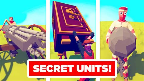 How To Unlock Secret Units In Totally Accurate Battle Simulator Bank