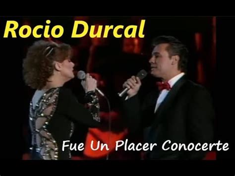 Rocío Durcal Fue un Placer Conocerte YouTube