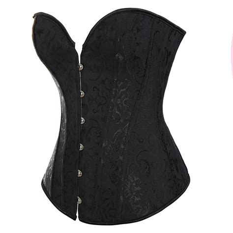 Damen Korsett Bustier Top Knochen Schn Rung Up Steampunk Korsetts