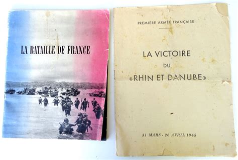 Lot De Revues Et Journaux Poque Lib Ration Re Arm E Rhin Et Danube