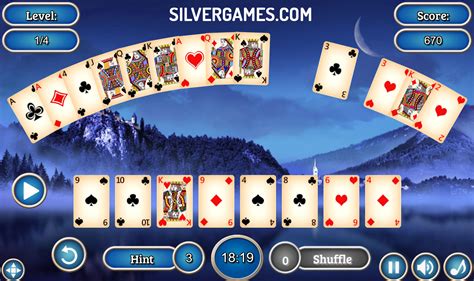 Crescent Solitaire Hrajte Online Na Silvergames 🕹️