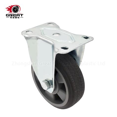 Trolley Wheels Industrial Caster Tpr Pp Pu Pvc Wheel Fixed Swivel