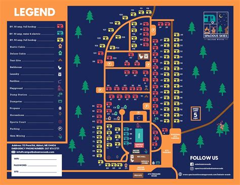 Map And Rules Spacious Skies Campgrounds
