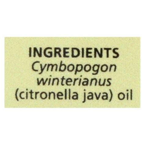 Aura Cacia Pure Essential Oil Citronella Java Fl Oz Pack