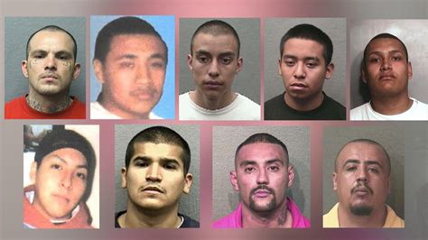 Estos Pandilleros Son Los Más Buscados Por El Fbi En El área De Houston Todos Son Considerados