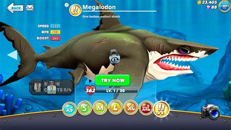 Megalodon Hungry Shark World YouTube