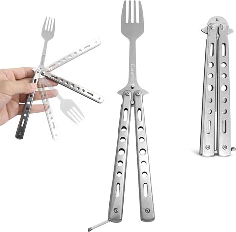 Amazon Carimee Butterfly Fork Tactical Butterfly Fork Folding