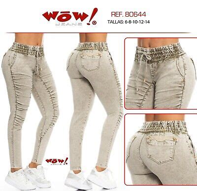 Wow Jeans Colombianos Colombian Push Up Jeans Levanta Cola Butt Lift Ebay