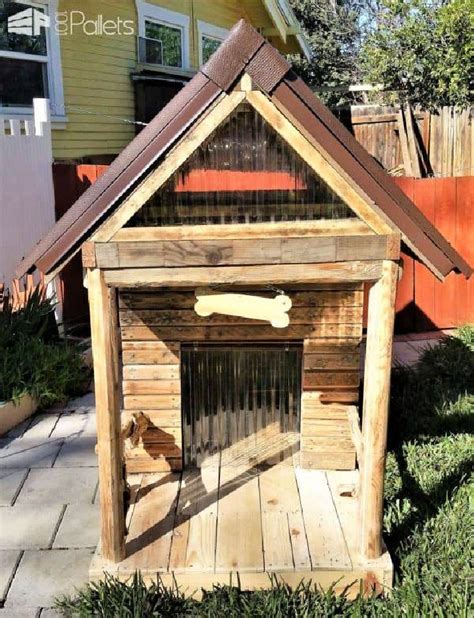 15 Free Diy Pallet Dog House Plans Diy To Make