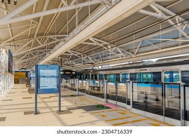 Mrt Jakarta Station Over Royalty Free Licensable Stock Photos