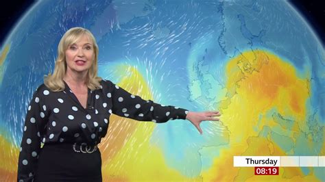 Carol Kirkwood Bbc Breakfast Weather 09 01 2020 Youtube