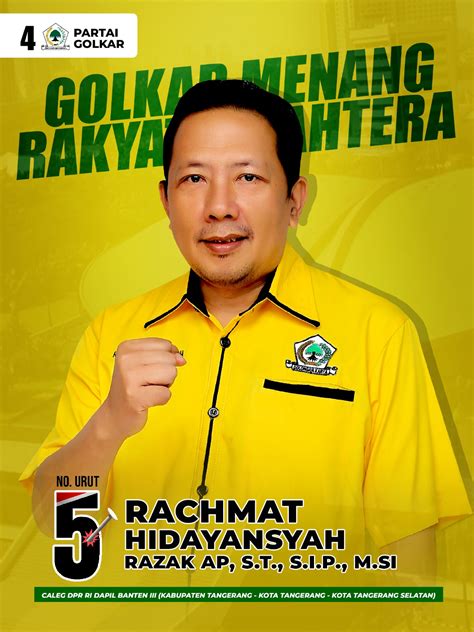 Tenaga Ahli DPR Selama 16 Tahun Rachmat Hidayansyah Razak Maju Caleg