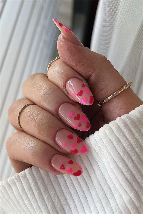 Cute Heart Nails That Are Perfect For Valentines Day Lynsire In