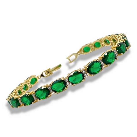 Emerald Green Tennis Bracelet Atelier Yuwa Ciao Jp