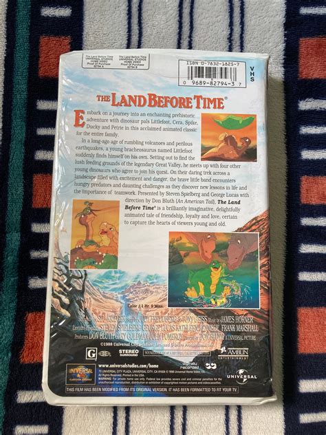 The Land Before Time VHS 1998 - Etsy