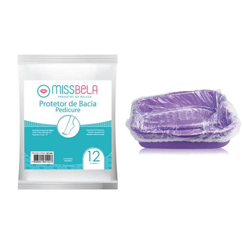 Protetor De Bacia Pedicure Descart Vel Missbela Unidades Shopee Brasil