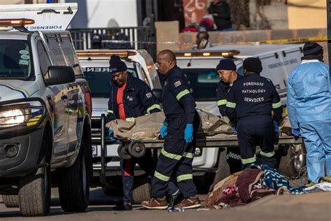 South Africa Mass Shooting Leaves 15 Dead In Soweto Bar