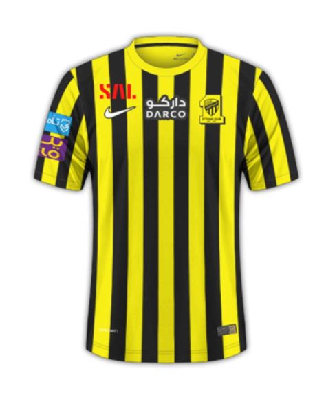 Al Ittihad FC Football Jersey 2024-25 in Pakistan - The Shoppies