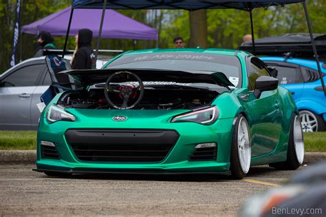 Green Subaru BRZ At Tuner Fest BenLevy