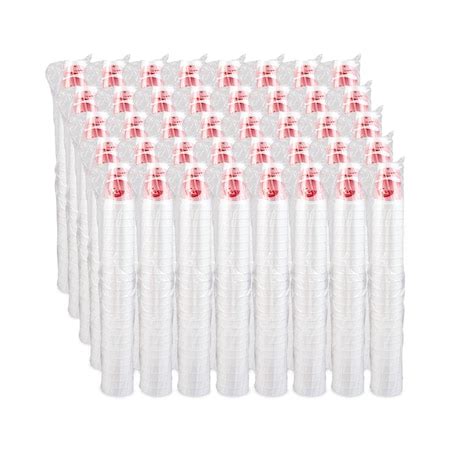 Dart Horizon Foam Cup Hot Cold Oz Printed Cranberry White PK J H Zoro