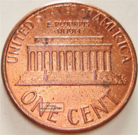 D Lincoln Cent Obverse Reverse Bubble Plating