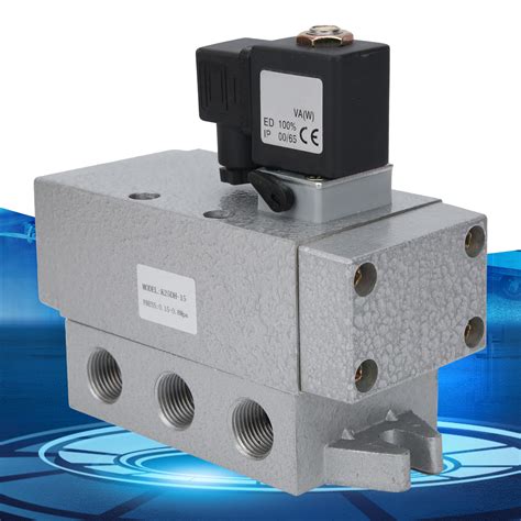 Válvula solenoide eléctrica G1 2in 2 posiciones 5 vías Válvula