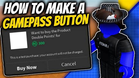 How To Code A Gamepass Button In Roblox Studio 2023 YouTube