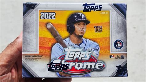 2022 Topps Chrome Blaster Box Opening 2 Sepia Refractors 2 Pink