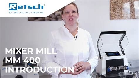 Retsch Mixer Mill Mm Youtube