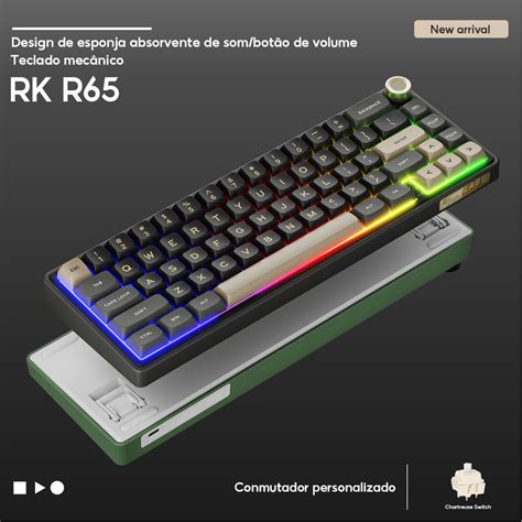 Rk Royal Kludge Rk R Gasket Wired Hot Swapple Mechanical Keyboard Shopee Malaysia