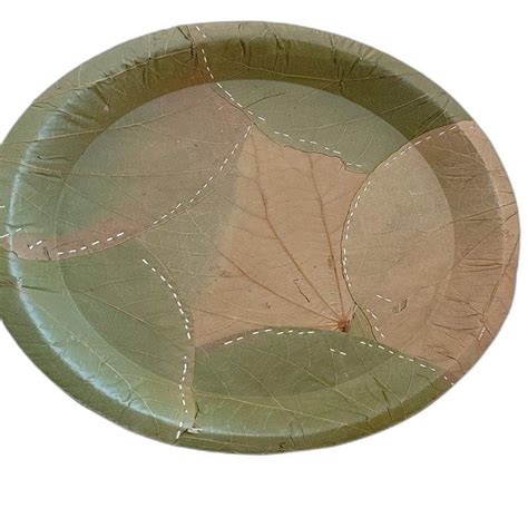 Inch Areca Leaf Buffet Plate At Piece Pakku Mattai Plate In