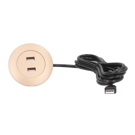 Sofa Usb Charging Socket 5v Abs Ease Power Dual Usb Charging Ports Socket For Bedside Gold