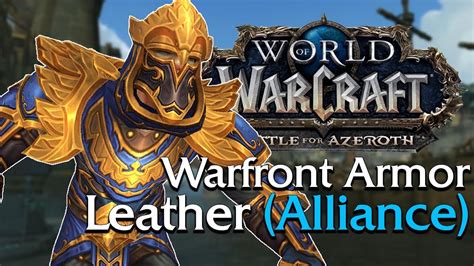 Warfront Armor Leather Tier 1 3 Alliance In Game Preview World Of