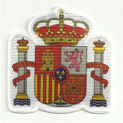 Parche textil y bordado ESCUDO OFICIAL ESPAÑA 9 5cm x 9 5cm