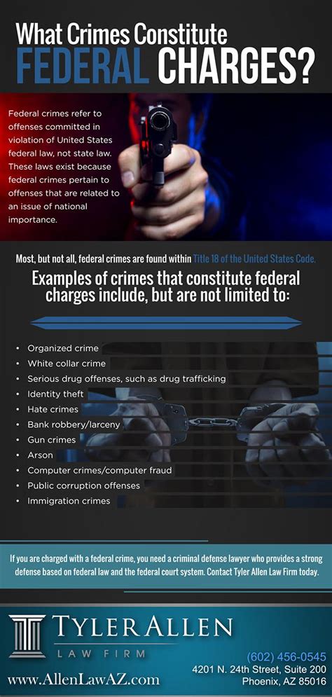 What Crimes Constitute Federal Charges? [Infographic] | Blog