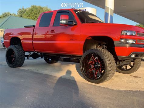 2000 Chevrolet Silverado 1500 With 24x14 76 Xtreme Mudder Xm 304 And 35 13 5r24 Amp Mud Terrain