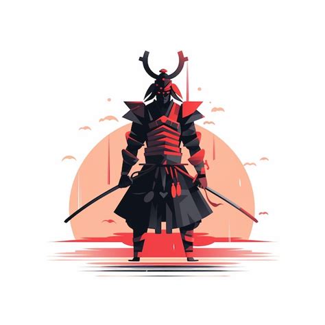 Vector samurai ilustração japonesa cultura japonesa arte tradicional