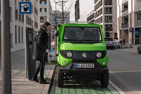 Elektrisches Acar Evum Motors Das Acar Elektrisches Nutzfahrzeug