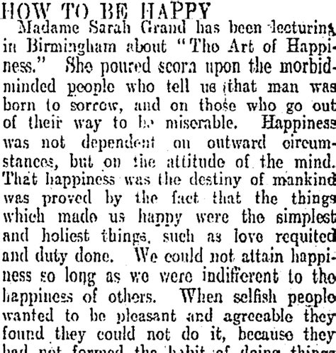 How To Be Happy Otago Daily Times 2 Items National Library Of