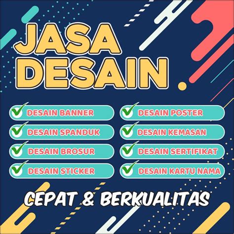 Jual Jasa Desain Grafis Desain Banner Spanduk Sertifikat Brosur