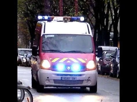 Paris Fire Dept Ambulance 94 BSPP VSAV 94 YouTube