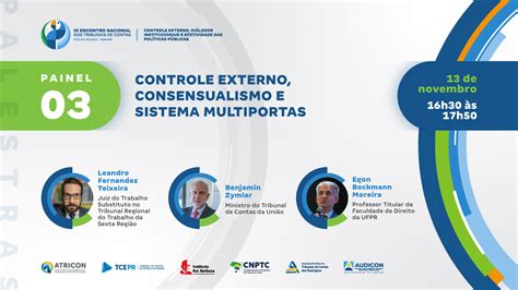 Irb Ministro Benjamin Zymler Participar De Painel Durante O Ix Entc