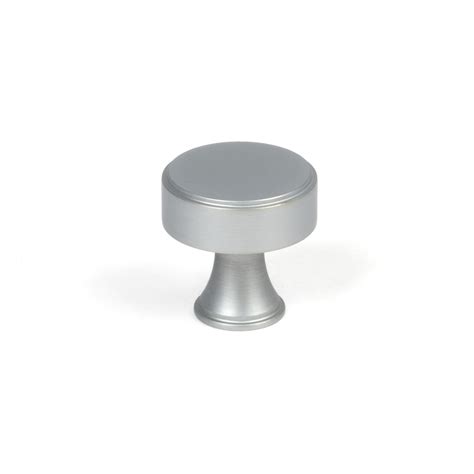 From The Anvil Satin Chrome Scully Cabinet Knob 25mm Sealco Scotland