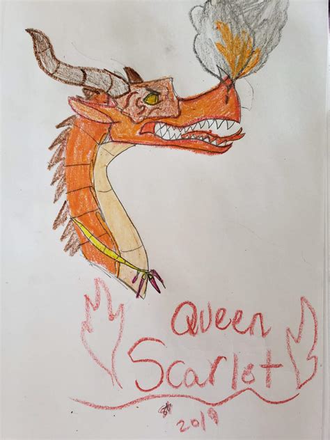 Queen Scarlet Headshot Wings Of Fire Amino